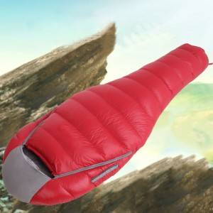 Çanta gjumi mumje me ngjyrë sportive në natyrë që mund të përdoret në fusha profesionale OEM