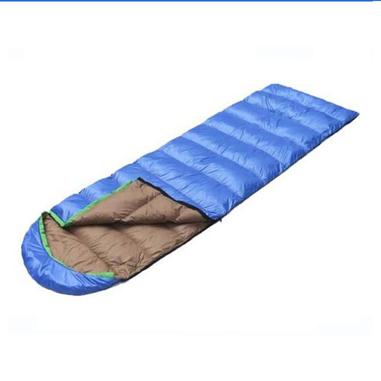 Përdorimi në natyrë i shkëlqyeshëm për adoleshentët Çanta gjumi kompakt jashtëzakonisht i lehtë për fëmijë Shitje e nxehtë Çanta gjumi hiking Goose Down Sac De Couchage