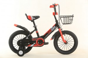 XB-005,  Boy’s Bicycle, bells and basket, Training wheel