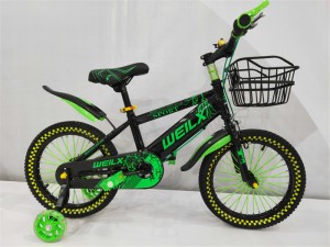XB-014,  12 14 16 18 20 inch kid Bicycle， flashing training wheel