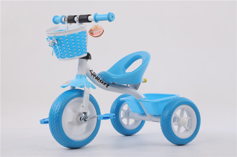 Kids Tricycle XT-007, front bastet, colorful painting,