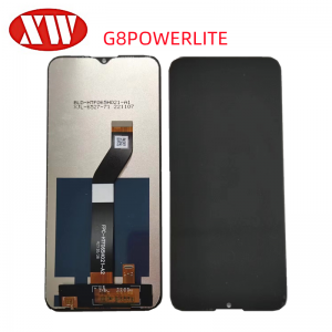 Motorola Moto G8 POWER LITE 6.5 დიუმიანი ცვლის LCD ეკრანის სენსორულ ეკრანს