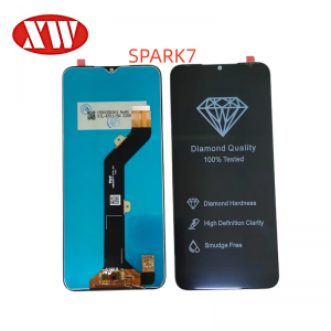 Tecno Spark 7 Borong Telefon Bimbit LCD Paparan Pemasangan Skrin LCD