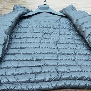 OEM အရောင်းရဆုံး Waterproof Down Jacket ဆောင်းရာသီ Jacket Outdoor အရည်အသွေးမြင့် Goose down White Duck Down Jacket