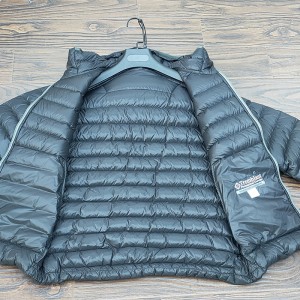 OEM vislabāk pārdotā ūdensnecaurlaidīga dūnu jaka ziemas jaka āra augstas kvalitātes zosu dūnu baltā pīļu dūnu jaka