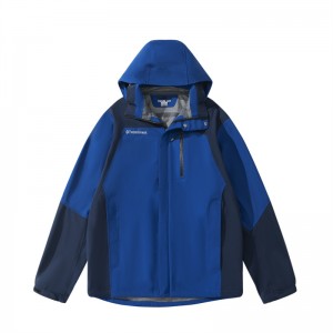 OEM ການປະຕິບັດທີ່ດີທີ່ສຸດໂດຍລວມ waterproof breathable rain Jacket hardshell softshell