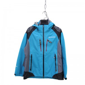 OEM custom ຄຸນນະພາບສູງໂດຍລວມການກໍ່ສ້າງ 3-layer waterproof jacket raincoat hardshell softshell