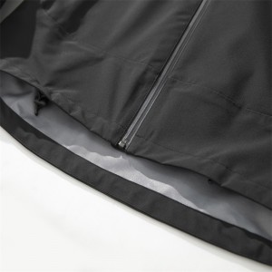 oem high end waterproof windproof men's rain Jacket hardshell softshell