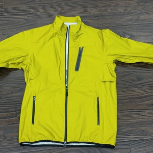 OEM na mieru kvalitná ľahká 2,5-vrstvová konštrukcia nepremokavá bunda do dažďa plášť do dažďa hardshell softshell