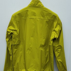 OEM na mieru kvalitná ľahká 2,5-vrstvová konštrukcia nepremokavá bunda do dažďa plášť do dažďa hardshell softshell