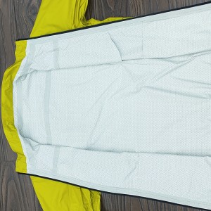 OEM custom mataas na kalidad magaan 2.5-layer construction waterproof rain jacket rain coat hardshell softshell
