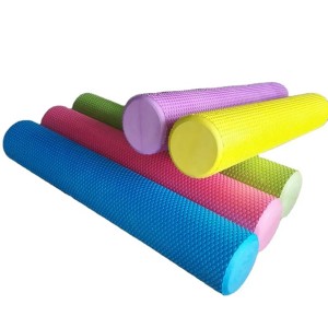 EVA Yoga Foam Roller Pilates තීරුව ලිහිල් මාංශ පේශි ඝන යෝග රෝලර් ස්පොන්ජ් තීරුව
