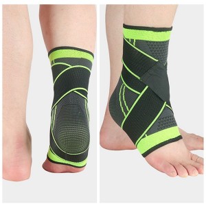 Adjustable Nylon Sports Sleeves Ankle Support