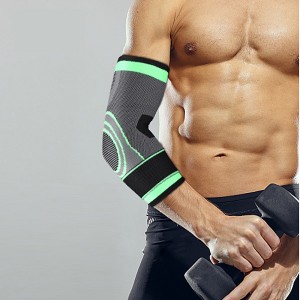 Compression Sports Safety Knitted Elbow Guard Pad