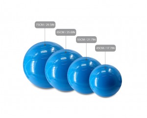 PVC-Yogaball Übungs-Fitnessball