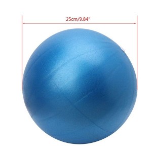 25cm dikke eksploazjebestindige Pilates Yoga Massage Ball bern swier froulju gymnastyk fitness tarwe buis PVC yoga bal