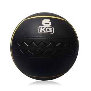Črna gumijasta medicinska žoga za telovadbo za vadbo moči od 3 do 45 kg