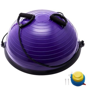 Groothandel Yoga Hemisphere 46cm 58cm Special Ball Pilates Fitness Wave Velocity Ball Hemisphere Balance Ball