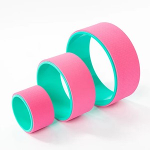 Yoga Wheel Fitness Relaxation Exercise Pink Green Flexible Assistance Back Assistance Mga Yoga Goods Formal roller