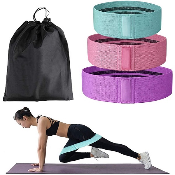Fabric Hip Resistance Bands Booty Bands
