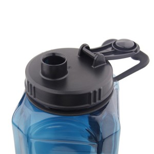 2,4L plast PET-sportsvannflaske med stor kapasitet med håndtak