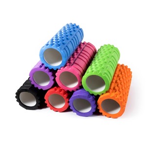 Portable Environmentally Friendly Polymer EVA Cylindrical Foam Body Roller ສໍາລັບຄວາມເຈັບປວດ