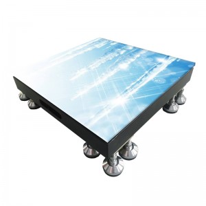 Portata di carichi Antiscivolo Resistente à l'usura Schermo di Fisplay di pavimentu LED à alta definizione di alta luminosità