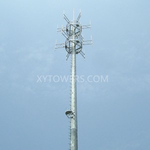 Telecom Communication Steel Pipe Tower