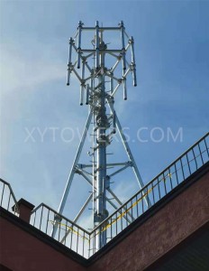 Torre di comunicazione sul tetto