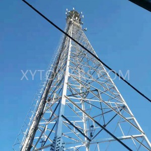 35M Telecom 4-legged Galvanized Sudut Steel Towers