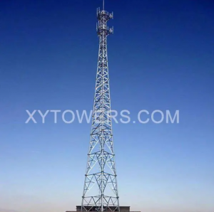 35m CE Certificated Telecom Steel Lattice Tower