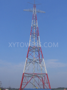 ISO9001 Certificated Electric Transmission Line Steel Tube Tower