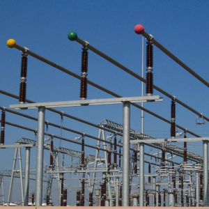 Structure métallique galvanisée de sous-station électrique de ventes d'usine