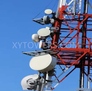 Galvanized Angle Steel Microwave Communication Tower