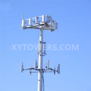 Mobile Wireless Telecom Monopole Tower