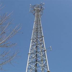 【Langsung Pabrik】 Menara Telekomunikasi Baja sareng Rupa-rupa Gaya