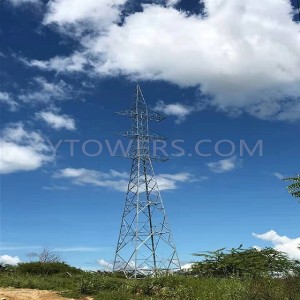110 kV plieno grotelių bokštas