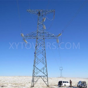Věž dvouokruhového přenosového vedení 35 kV