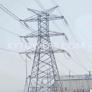 330kV Double Loop Y-type na Transmission Tower