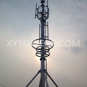 Torre de tubo de comunicação na cobertura