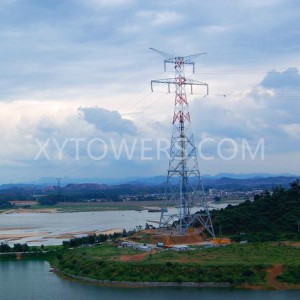 Long Span Crossing River Transmission Steel Tower
