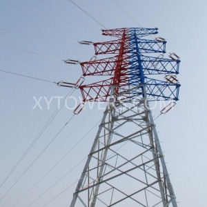 ISO9001 Certificated Electric Transmission Line Steel Tube Tower