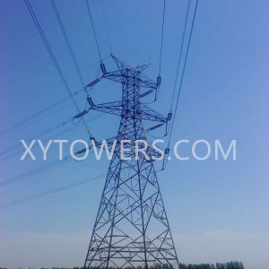 Torre de transmisión de enerxía angular de aceiro de 500 kV