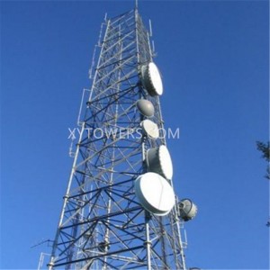Torre de celosía de microondas Wifi de telecomunicaciones