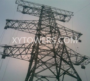 ខ្សែបញ្ជូន 330kV Steel Lattice Tower