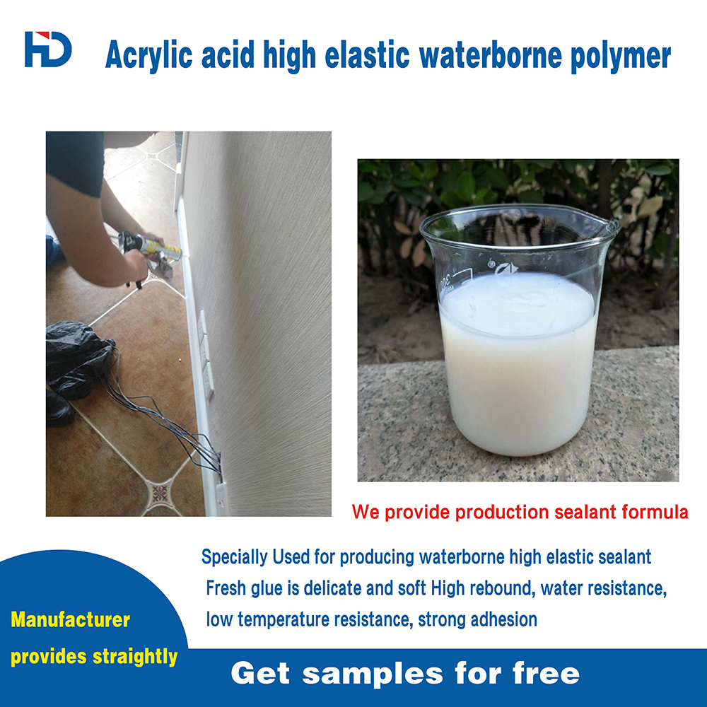 Emulsión de polímero a base de agua acrílico de alta elasticidad para sellador (1)