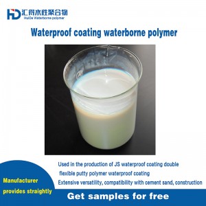 lapisan tahan air warna elastis tinggi / Emulsi polimer ditularkan melalui air akrilik elastis tinggi untuk membangun waterpr HD503