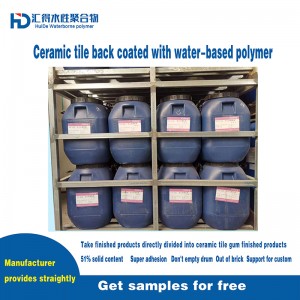 Vattenbaserat keramiskt kakel lim råmaterial/Vattenbaserat keramiskt kakel baksida belagd polymer emulsion HD903