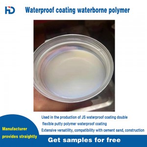 lapisan tahan air warna elastis tinggi / Emulsi polimer ditularkan melalui air akrilik elastis tinggi untuk membangun waterpr HD503