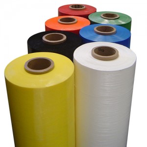 LLDPE colored stretch wrap colorful film